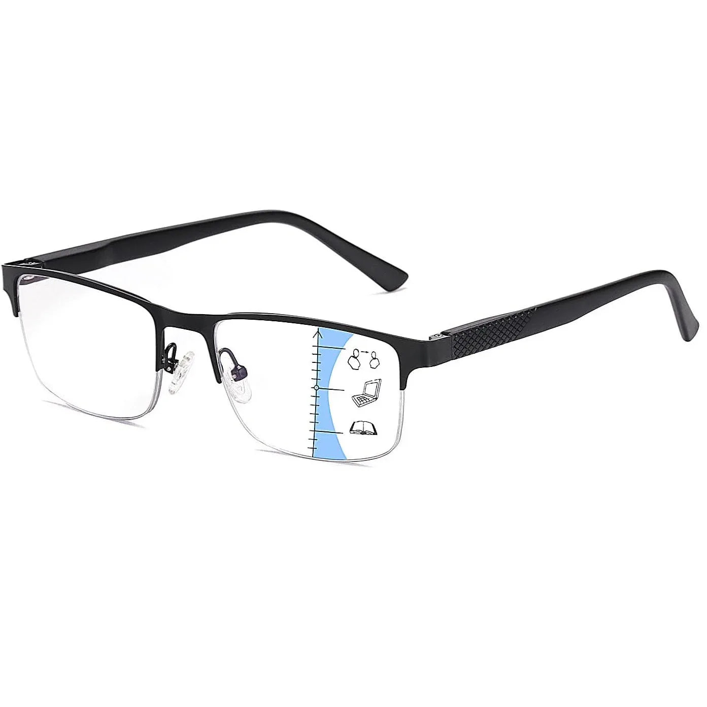 Missfive Multifocus Progressive Reading Glasses with Blue Light Blocking - Gomix Brands Outlet